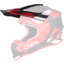 Oneal 2Series Spyde Casco Peak, nero-rosso per uomo