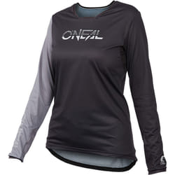 Oneal Element FR Hybrid Maglia da bicicletta da donna, nero-grigio, dimensione L per donne