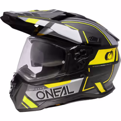 Oneal DSeries Square Casco Motocross, nero-giallo, dimensione XS per uomo