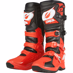 Oneal RMX Pro Stivali Motocross, nero-rosso, dimensione 39 per uomo