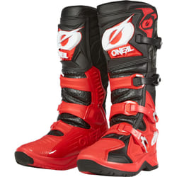 Oneal RMX Pro Stivali Motocross, nero-rosso, dimensione 39 per uomo