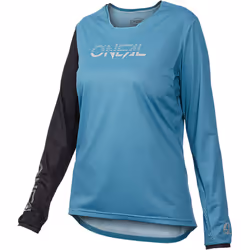 Oneal Element FR Hybrid Maglia da bicicletta da donna, nero-blu, dimensione XL per donne