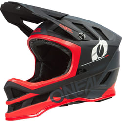 Oneal Blade Polyacrylite Haze Casco Downhill, nero-rosso, dimensione XL per uomo