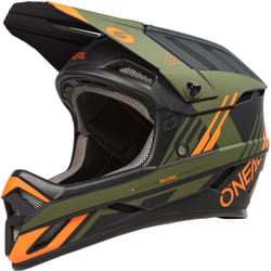 Oneal Backflip Strike V.23 Casco da discesa, nero-verde-arancione, dimensione M per uomo