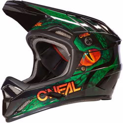 Oneal Backflip Viper Casco Downhill, nero-verde, dimensione 2XL per uomo