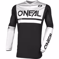 Oneal Element Threat Air Maglia Motocross, nero-bianco, dimensione L per uomo