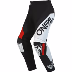 Oneal Element Shocker Pantaloni Motocross, nero-rosso, dimensione 28 per uomo