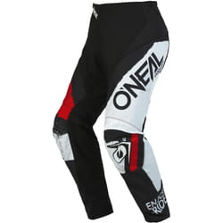 Oneal Element Shocker Pantaloni Motocross, nero-rosso, dimensione 28 per uomo