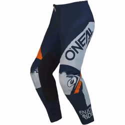 Oneal Element Shocker Pantaloni Motocross, blu-arancione, dimensione 32 per uomo