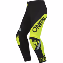 Oneal Element Shocker Pantaloni Motocross, nero-giallo, dimensione 28 per uomo