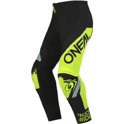 Oneal Element Shocker Pantaloni Motocross, nero-giallo, dimensione 28 per uomo