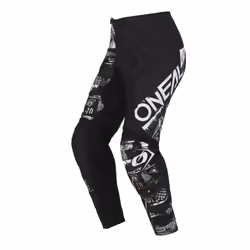 Oneal Element Attack Pantaloni Motocross, nero-bianco, dimensione 28 per uomo