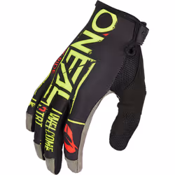 Oneal Mayhem Nanofront Attack Guanti motocross, nero-giallo, dimensione M per uomo