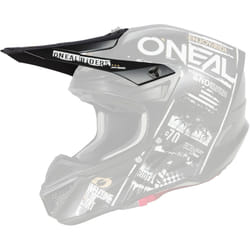 Oneal 5Series Polyacrylite Attack Casco Peak, nero-bianco per uomo