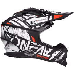 Oneal 2Series Glitch Casco Motocross, nero-bianco, dimensione S per uomo - Vista aggiuntiva 4