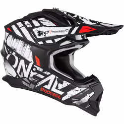 Oneal 2Series Glitch Casco Motocross, nero-bianco, dimensione S per uomo - Vista aggiuntiva 7