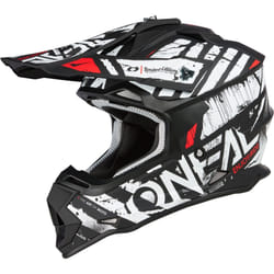 Oneal 2Series Glitch Casco Motocross, nero-bianco, dimensione XL per uomo