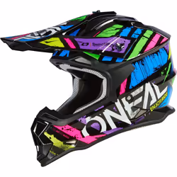 Oneal 2Series Glitch Casco Motocross, multicolore, dimensione 2XL per uomo
