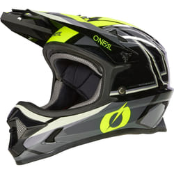Oneal Sonus Split V.23 Casco Downhill, nero-giallo, dimensione XL per uomo
