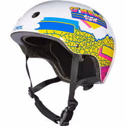Oneal Dirt Lid Crackle Casco da bicicletta, multicolore, dimensione S M per uomo
