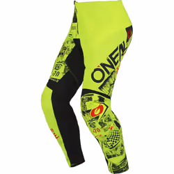 Oneal Element Attack Pantaloni Motocross Giovani, nero-giallo, dimensione XL