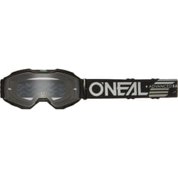Oneal B-10 Solid Clear Occhiali da motocross per bambini, nero