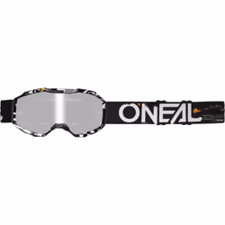 Oneal B-10 Attack Occhiali da motocross per bambini, nero-bianco