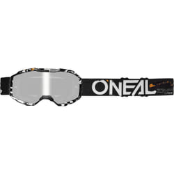 Oneal B-10 Attack Occhiali da motocross per bambini, nero-bianco