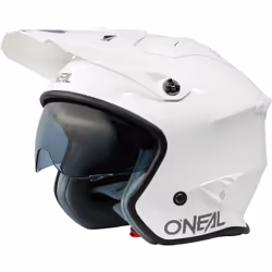 Oneal Volt Solid Casco di prova, bianco, dimensione S per uomo