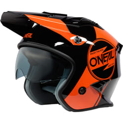 Oneal Volt Corp Casco di prova, nero-arancione, dimensione XS per uomo