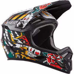 Oneal Backflip Inked Multi Casco da discesa, multicolore, dimensione L per uomo