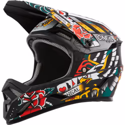 Oneal Backflip Inked Multi Casco da discesa, multicolore, dimensione XL per uomo