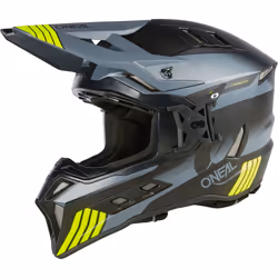 Oneal EX-SRS Hitch Casco Motocross, nero-giallo, dimensione XL per uomo