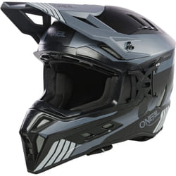 Oneal EX-SRS Hitch Casco Motocross, nero-grigio, dimensione XS per uomo
