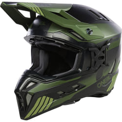 Oneal EX-SRS Hitch Casco Motocross, nero-verde, dimensione S per uomo