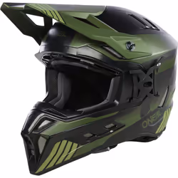 Oneal EX-SRS Hitch Casco Motocross, nero-verde, dimensione 2XL per uomo
