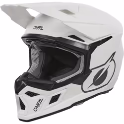 Oneal 3SRS Solid Casco Motocross, bianco, dimensione L per uomo - Vista aggiuntiva 2
