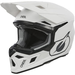 Oneal 3SRS Solid Casco Motocross, bianco, dimensione XL per uomo