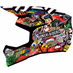 Oneal 3SRS Crank Casco Motocross multicolore, multicolore, dimensione XS per uomo