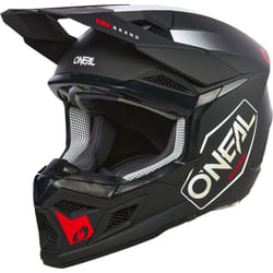 Oneal 3SRS Hexx Casco Motocross Nero/Bianco/Rosso, nero-bianco-rosso, dimensione XL per uomo