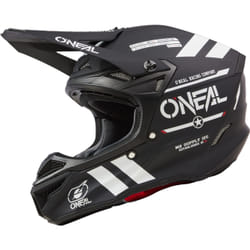 Oneal 5SRS Polyacrylite Warhawk Casco da motocross, nero-bianco, dimensione 2XL per uomo