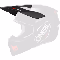 Oneal 3SRS Hexx Visiera del casco, nero-bianco-rosso per uomo