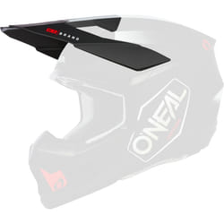Oneal 3SRS Hexx Visiera del casco, nero-bianco-rosso per uomo