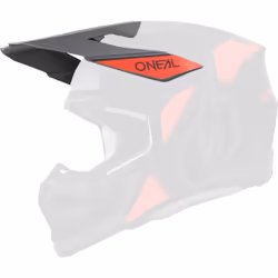 Oneal 3SRS Vision Visiera del casco, nero-grigio-rosso per uomo