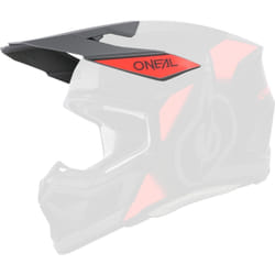 Oneal 3SRS Vision Visiera del casco, nero-grigio-rosso per uomo