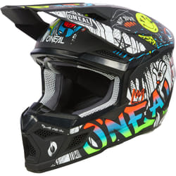 Oneal 3SRS Rancid Casco multicolore Motocross per bambini, nero-multicolore, dimensione M