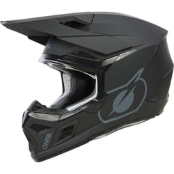Oneal 3SRS Solid Casco da motocross per bambini, nero, dimensione M