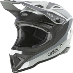 Oneal 1SRS Stream Casco da motocross, nero-grigio, dimensione XL per uomo