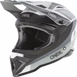 Oneal 1SRS Stream Casco da motocross, nero-grigio, dimensione XL per uomo
