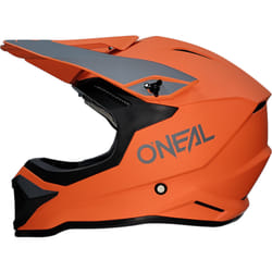 Oneal 1SRS Solid Casco Motocross, arancione, dimensione L per uomo